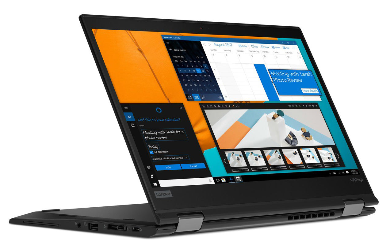 Lenovo ThinkPad X390 Yoga 13.3" Touchscreen 2-in-1 Laptop, Intel Core i5, 8GB RAM, 256GB SSD, Win11 Pro. (Renewed)